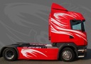 Scania nálepky Sada nálepiek SCANIA Flames