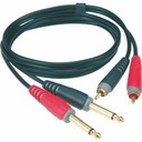 Kábel Klotz AT-CJ0100 2x Jack 6,3 mm - 2x RCA