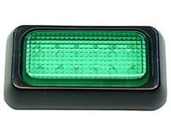 12 LED signalizačná lampa Vodotesná 12V 24V zelená