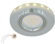 OH-38 Zápustné LED svietidlo 230V GU10 sklo