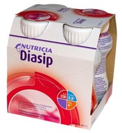 Diasip príchuť jahoda 4 ks a 200 ml