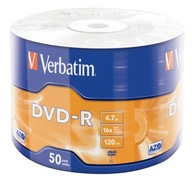 VERBATIM DVD-R disky 4,7GB 16x 100ks najlacnejšie!!