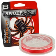 BRAID SPIDERWIRE STEALTH HLADKÝ 300 m 0,25 mm ČERVENÝ