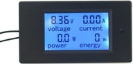 Panelový merač napätia, prúdu a výkonu jednosmernej energie