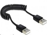 USB 2.0 kábel typu Am - AM A - A Špirála 20-60cm