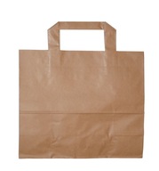 Catering Paper Bag 32x22x25 320x220x250 Plochá rukoväť 250 ks.