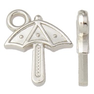 Strieborný prívesok Charms Umbrella Dáždnik 15x19mm