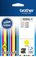 ORIGINÁLNA atramentová kazeta Brother LC525XL Y DPC-J100 J105 J200