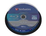 Blu-Ray BD-R disky 50GB x6 Verbatim torta 10 kusov