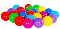 Detské lopty do vane a bazéna, 500 kusov, 6 cm, 8 farieb