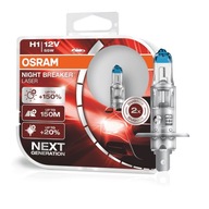 OSRAM H1 Night Breaker LASER Žiarovky +150% 150M