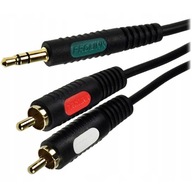 KÁBEL 2 RCA-JACK 3,5mm AUDIO PROLINK CLASSIC 10m