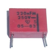 KONDENZÁTOR MKSE-012 220nF 250V 10ks