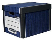 Woodgrain Blue Archivačná krabička 10 kusov