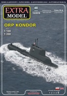 EXTRA MODEL_Okręt_ORP Kondor_ 2 modely 1/200 1/100