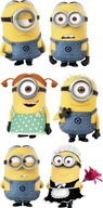 NÁLEPY NA STENU sada MINIONS 06 70x35 cm