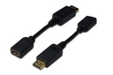 AKO KÁBELOVÝ MINI ADAPTÉR HDMI F NA DISPLAYPORT M 15cm