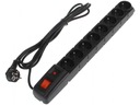 Acar S8 Power Strip Predlžovací kábel 8 zásuviek 3m