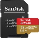 SANDISK MICRO SD KARTA 32GB EXTREME AŽ 4K 100 MB/s