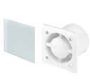 Súprava ventilátorov Trax Glass fi100 White matný časovač