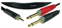 Klotz AY50600 2x mono/mini stereo jack 6m