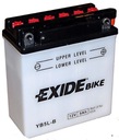 EXIDE YB5L-B BATÉRIA 5AH 60A 12V PRAVÁ PLUS