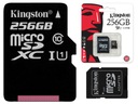 KINGSTON PAMÄŤOVÁ KARTA 256GB MICRO SD trieda 10 UHS