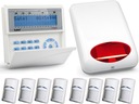 ALARM SATEL INTEGRA-32 LCD-BL + 8 DETEKTOROV BOSCH W12