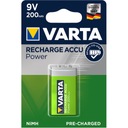 VARTA 6F22 9V Ni-MH batéria READY2USE 200mAh