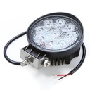 PANELOVÁ LAMPA HALOGÉNOVÁ LED x9 27WAT 12-24V VÝKONNÝ kruh