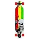 Rám skateboardu longboard 104x24 ABEC9 RUBBER