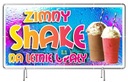 Ready Banner REKLAMA 2mx1m -Shake Ice Cream Slushy