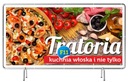 REKLAMNÝ BANNER 3x1m - Pizzeria Tratoria