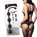 Scala Black Anal Beads Anal Probe Silicone