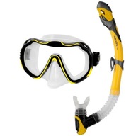 Potápačský SET maska ​​JAVA + šnorchel ELBA DRY