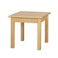 SOLID borovicový stôl 60x60 kuchynský stôl drevená lavica vyrobená na mieru FARBY