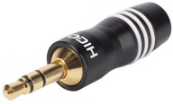 HICON HI-J35S03 ZLATÁ STEREO MINI JACK ZÁSTRČKA 3,5mm