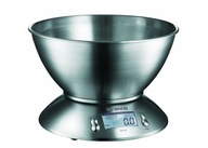 ELEKTRONICKÁ KUCHYŇSKÁ VÁHA DO 5 KG INOX TAROVACIA MISKA