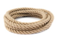 LANO JUTE lano TWISTED juta Juta, priemer 12mm, 15m