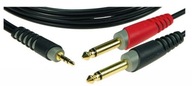 Klotz AY50600 2x mono/mini stereo jack 6m