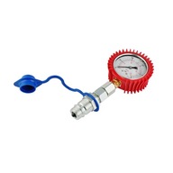 MANOMETER S EURO ZÁSTRČKOU 63mm 250Bar HYDROLIDER