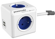 Allocacoc PowerCube 4 zásuvky 2xUSB 1,5 m