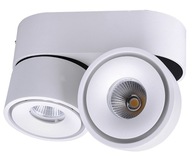 Bodové LED dvojité stmievateľné 2x9W biele