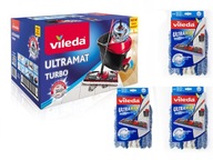 VILEDA SPIN MOP Flat Ultramat Turbo + 3 vložky