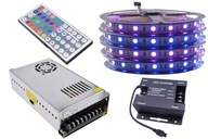 KIT LED pás 300 SMD RGB 5050 ovládač 20m