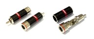 2x RCA konektor CHINCH, CARBON FIBER HQ