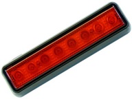 8 LED 20 cm hmlovka 12v 24v červená