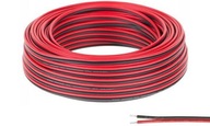 DC KÁBEL kábel pre LED pásiky 2-WIRE 2x0,45mm 10m