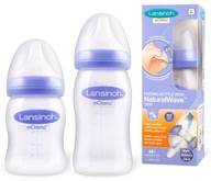 LANSINOH SET FĽAŠE 160ml + 240ml cumlíky