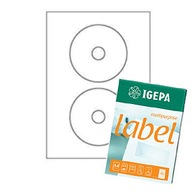 Samolepky samolepiace etikety na CD a DVD IGEPA